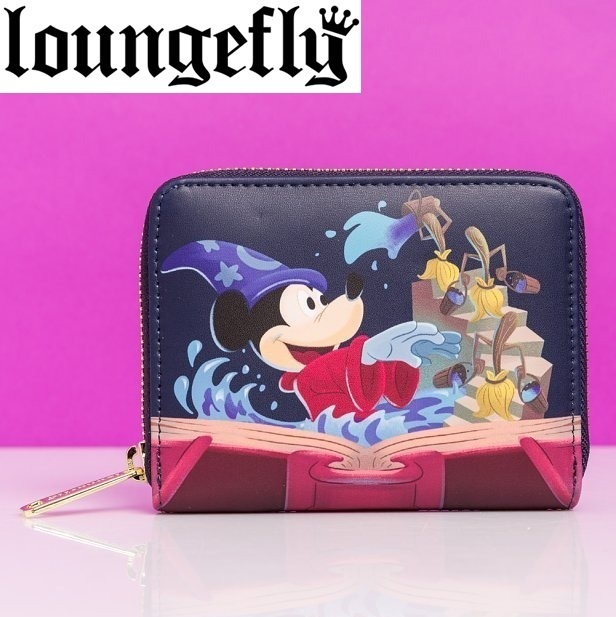★LOUNGEFLY★Disney ファンタジア ソーサラー ウォレット