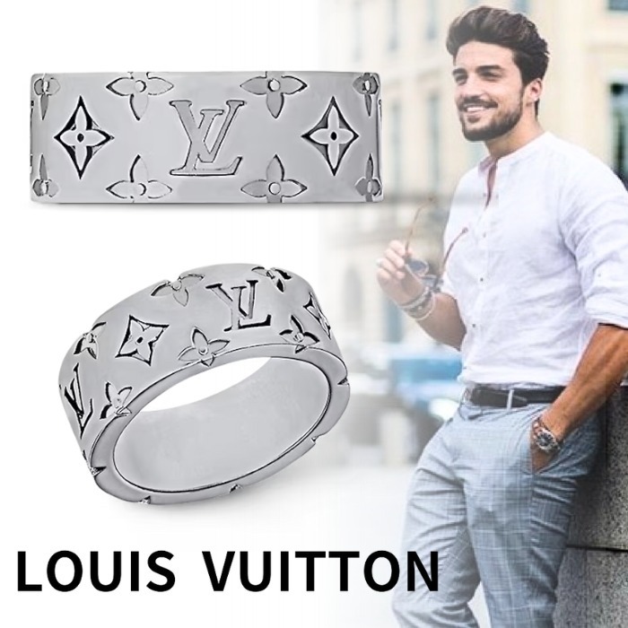 ◆国内直営◆【LOUIS VUITTON】リング・LV モザイク