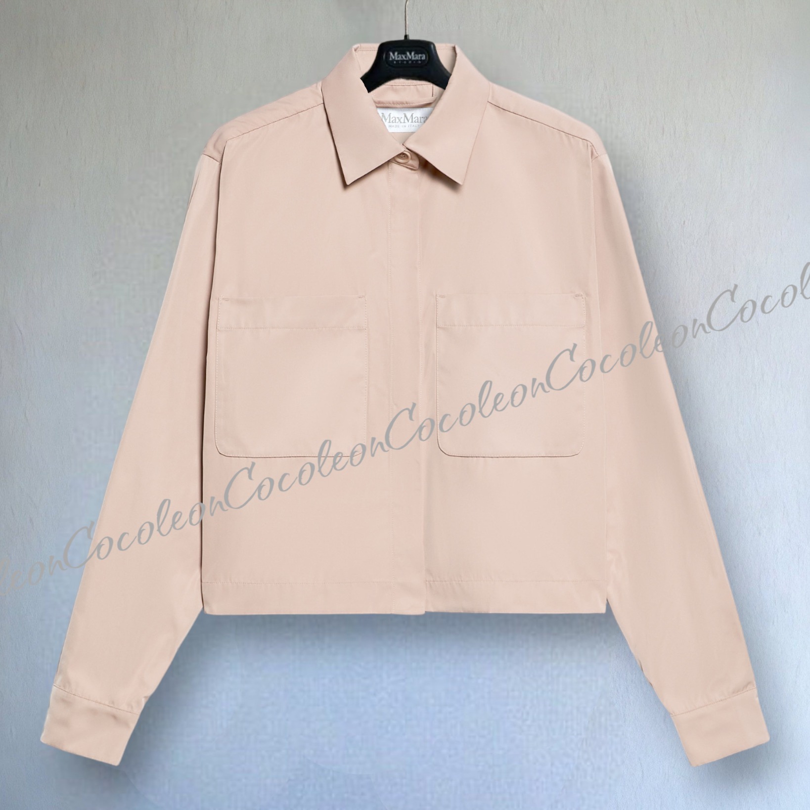 人気【MaxMara】Giacca boxy in radzmir