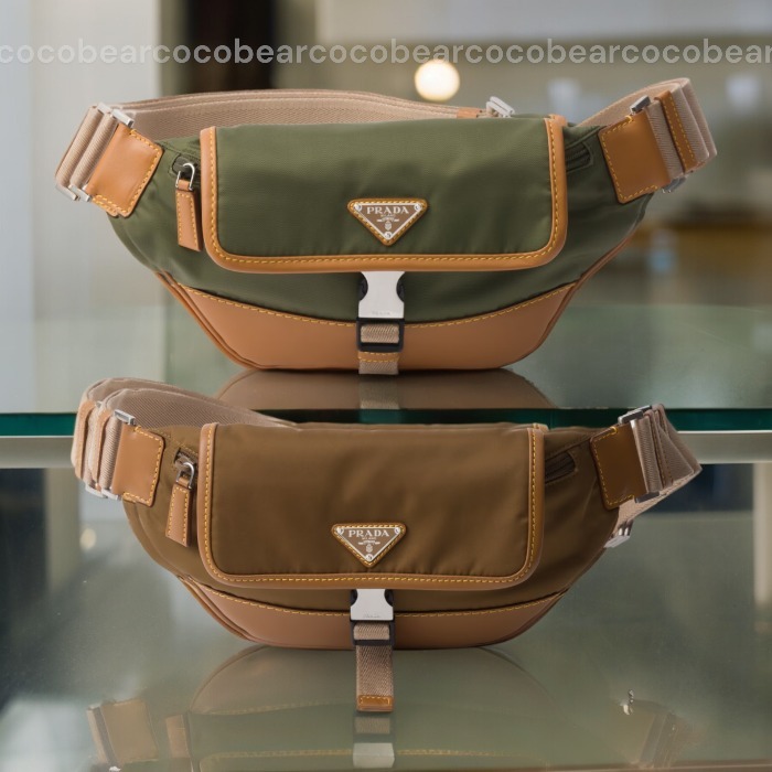 ☆PRADA☆プラダ Re-Nylon xレザー ショルダーバッグ