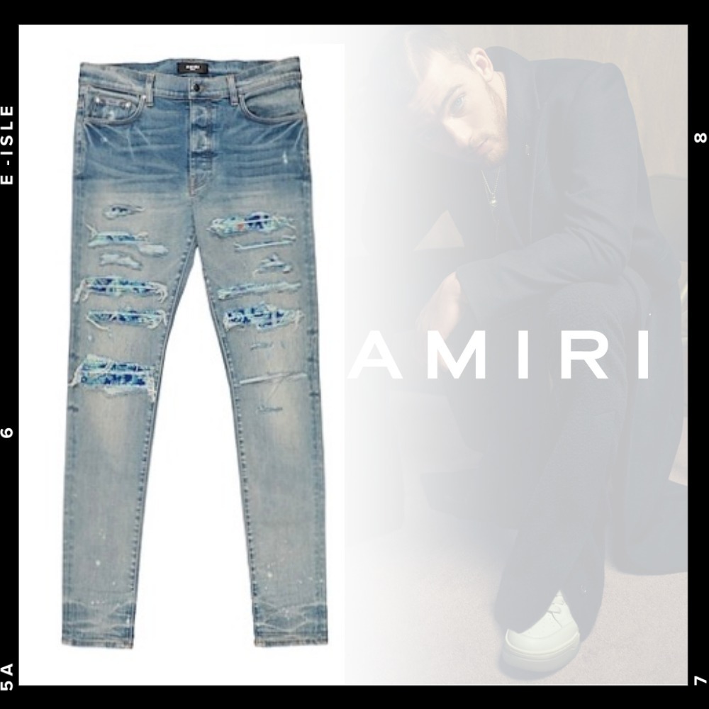 希少【AMIRI】ヴィンテージデザインジーンズ