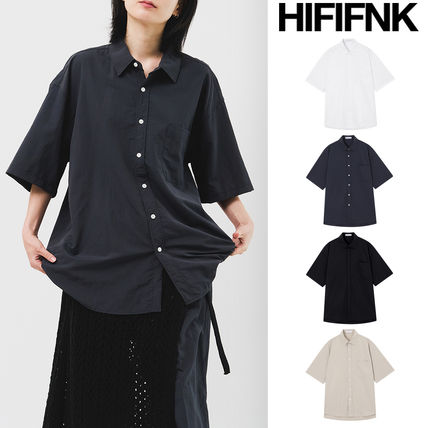 【HI FI FNK】Sofa Cropped Shirt Kith Women Fei Cropped Tee - Black