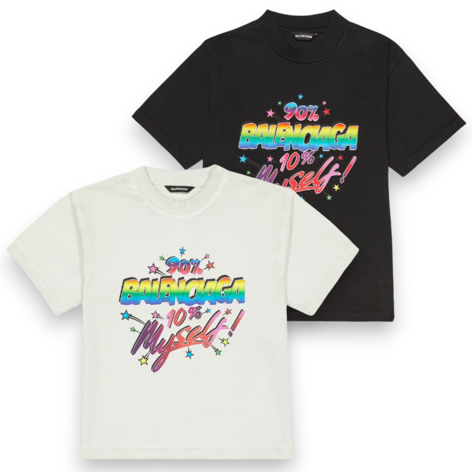 大人もOK★【BALENCIAGA】90/10 プリントコットンTシャツ