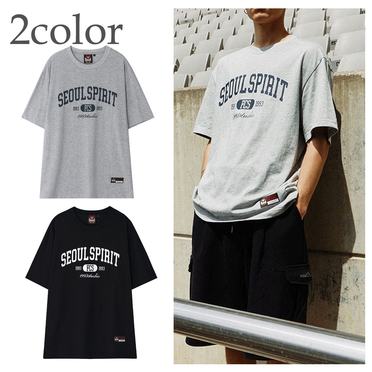 Tシャツ・カットソー 1993STUDIO [FC SEOUL] SEOUL SPIRIT T-SHIRT 4FK1074