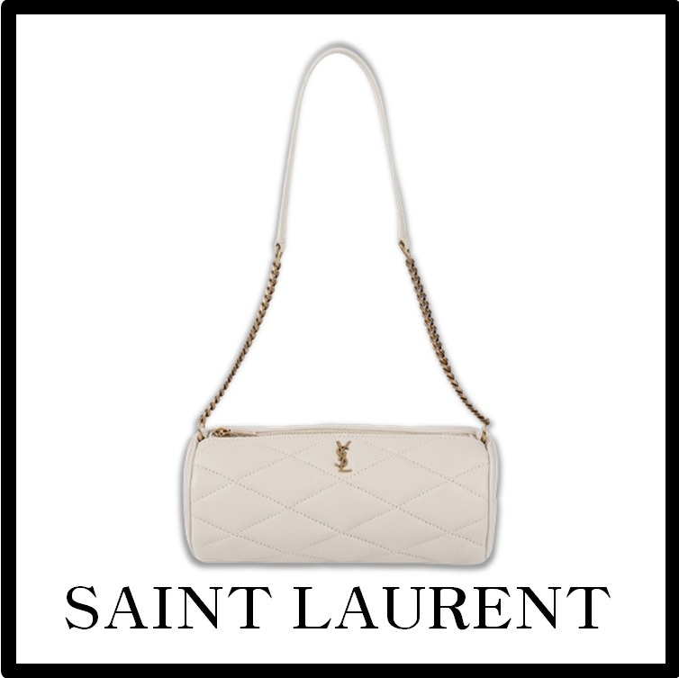 関税込☆SAINT LAURENT★レザー チューブバッグ CILINDRICA SADE