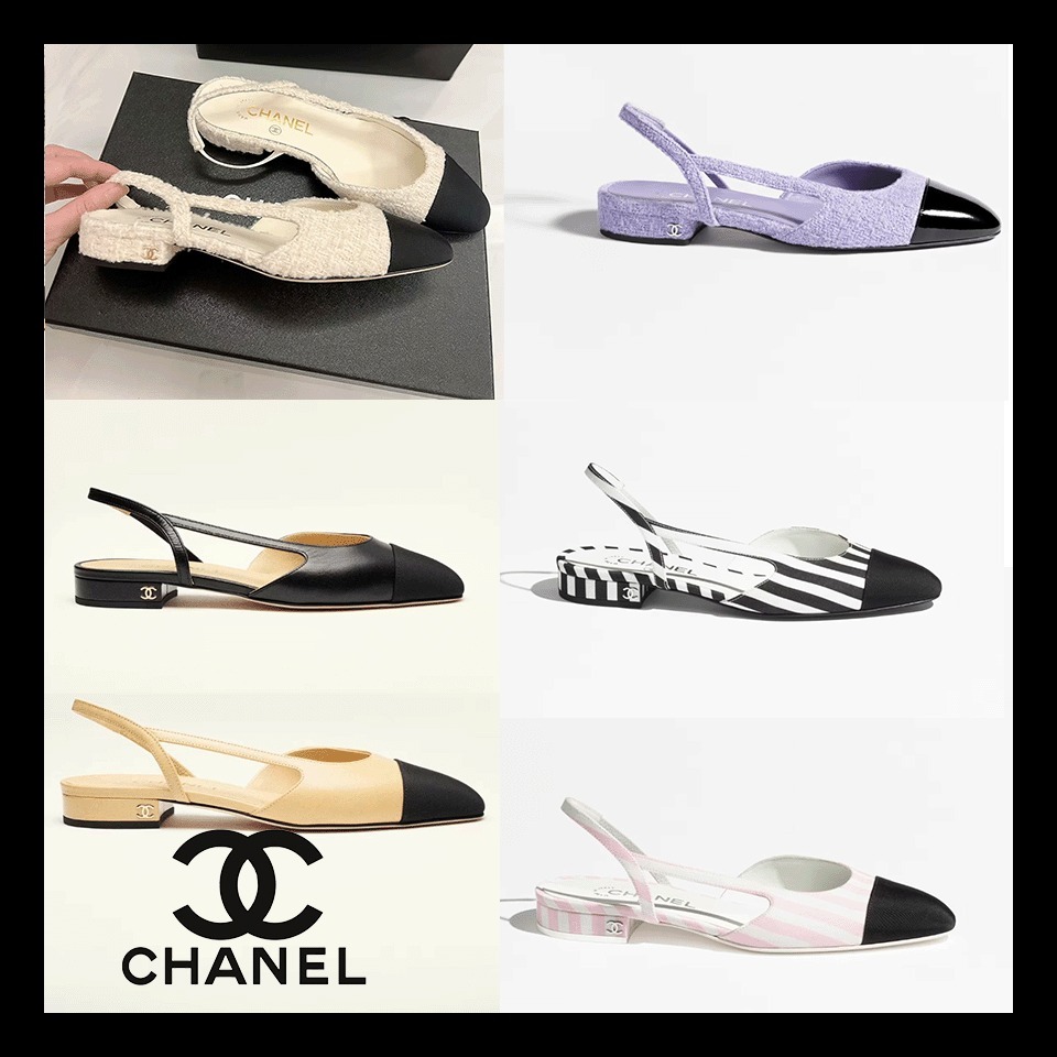 【カラバリ豊富♡】CHANEL スリングバックシューズ