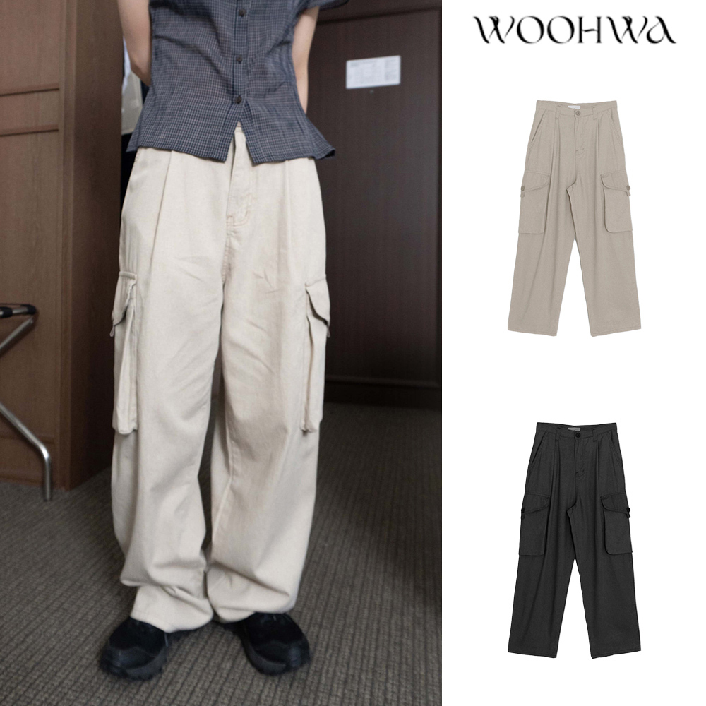 【WOOHWA】PINTUCK POCKET PT