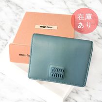 《MiuMiu》パデッドレザー 折りたたみ財布 ◎お早めに◎