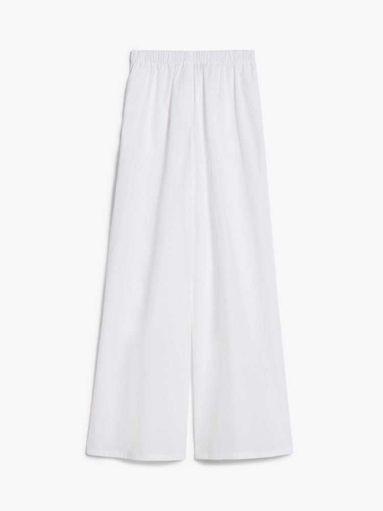 《送料無料》 MAX MARA Wide poplin trousers NAVIGLI