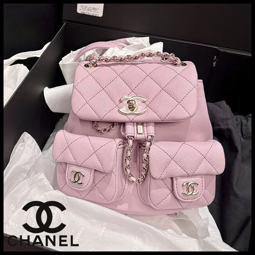 可愛いピンク♡【CHANEL】新作 スモールバッグパック