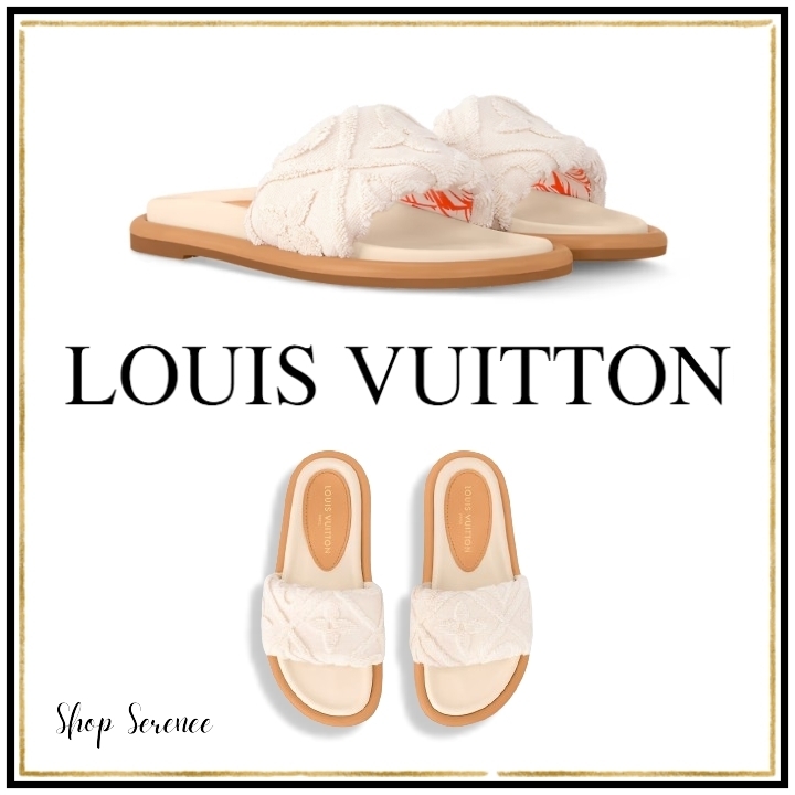 【Louis Vuitton】Bliss Comfort オープントゥ フラットシューズ