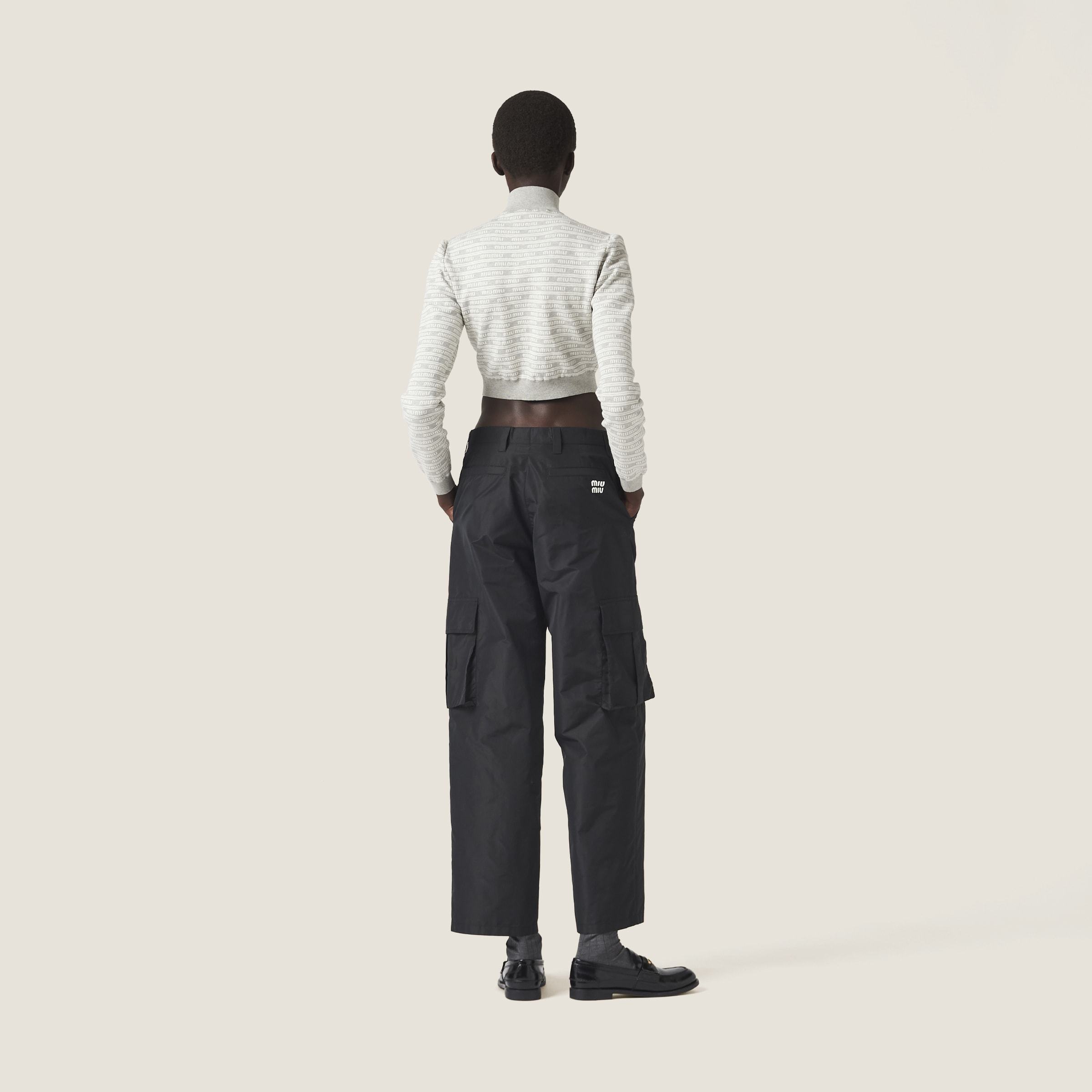《送料無料》 MIU MIU Technical fabric pants