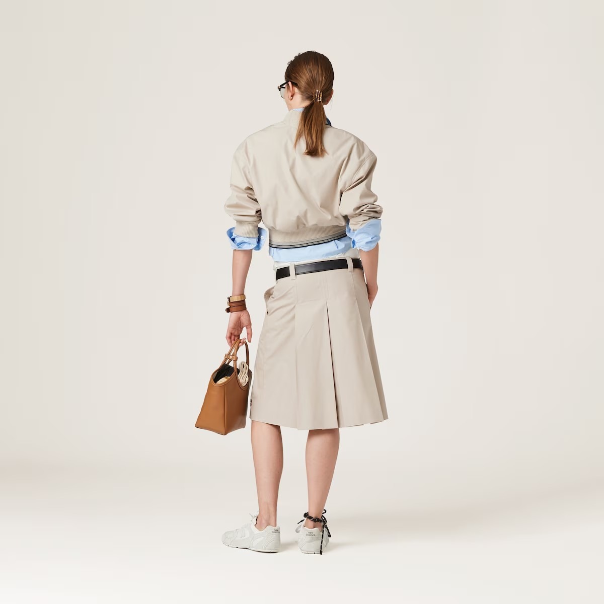 《送料無料》 MIU MIU Panama cotton blouson jacket