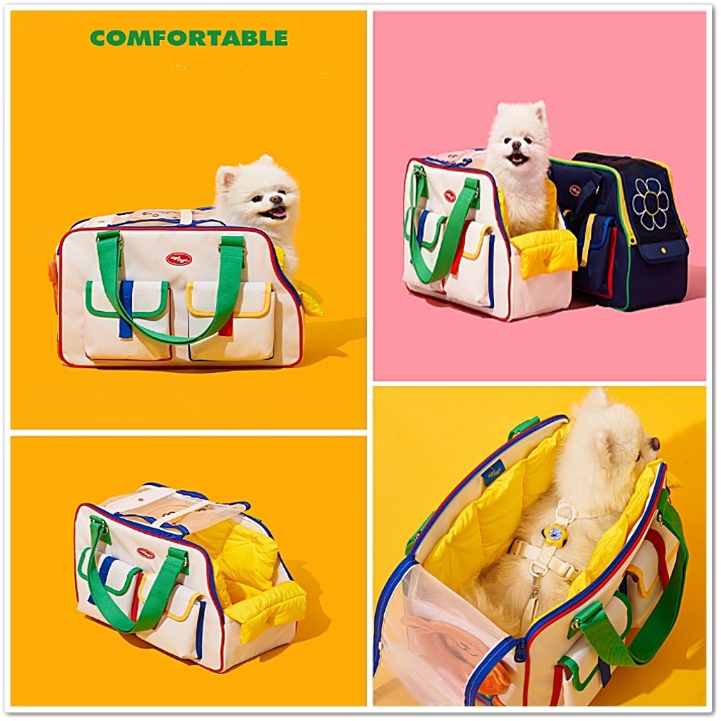 ◆WIGGLE WIGGLE & PETHROOM◆ コラボ PET CARRIER 2色 ◇WIGGLE WIGGLE & PETHROOM◇ コラボ PET CARRIER 2色 (wiggle