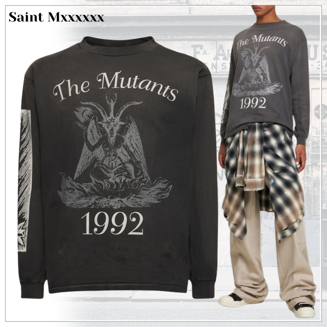 一点豪華主義【Saint Mxxxxxx】ミュータンツ長袖Tシャツ