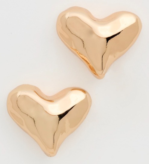 LELET NY ピアス スタッド ハート ゴールド HEART