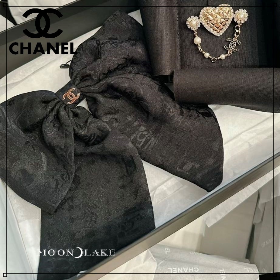 ≪24A★≫CHANEL バレッタ ヘアアクセ リボン