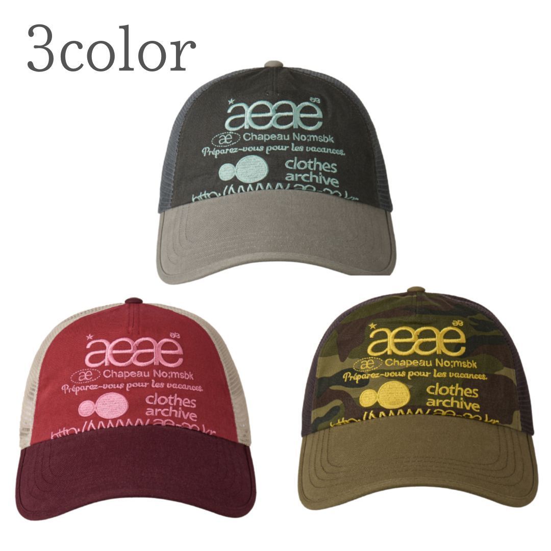 キャップ AEAE WEB LOGO MESH CAP 4BUK025