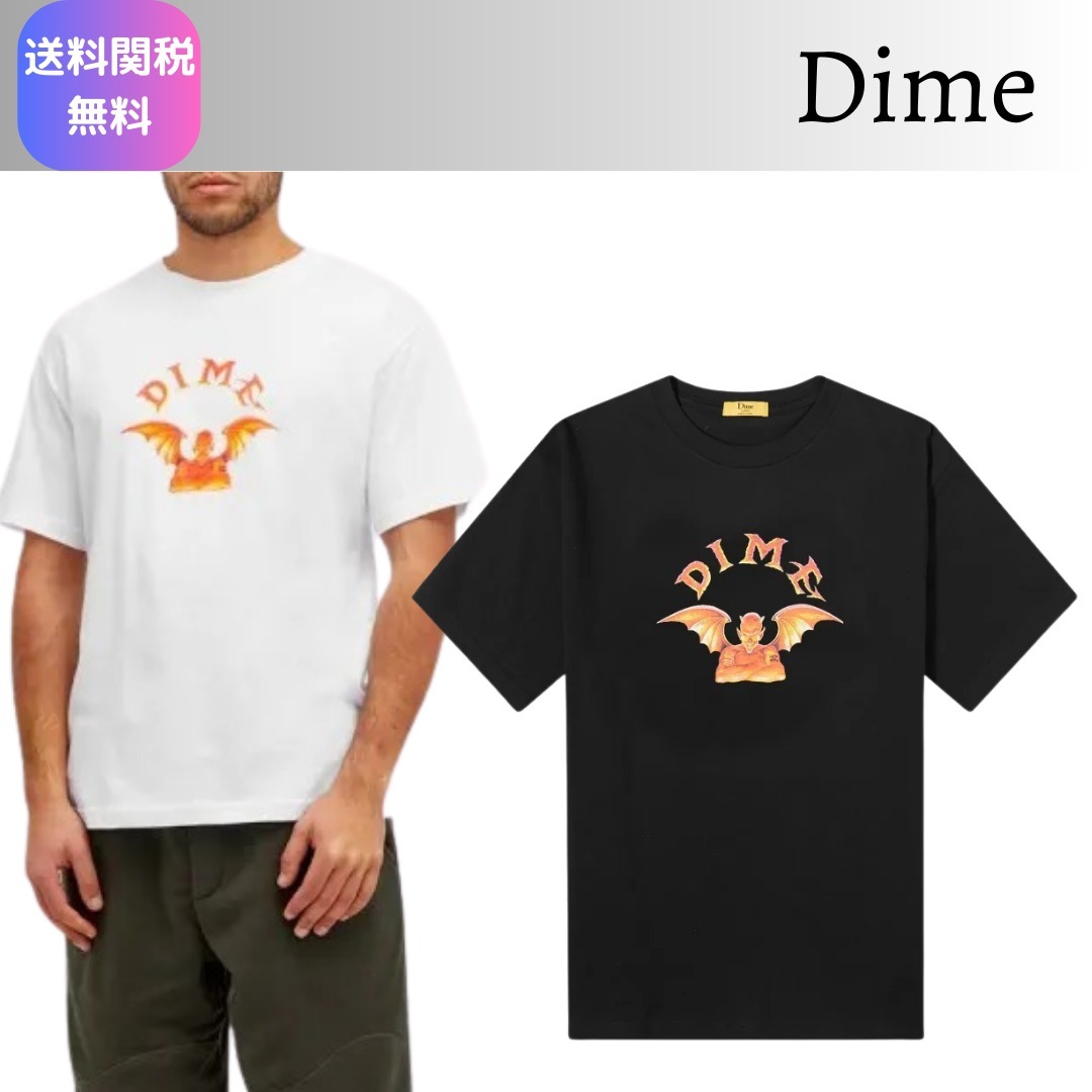関税込◆個性が光る◆Dime デビル コットン Tシャツ