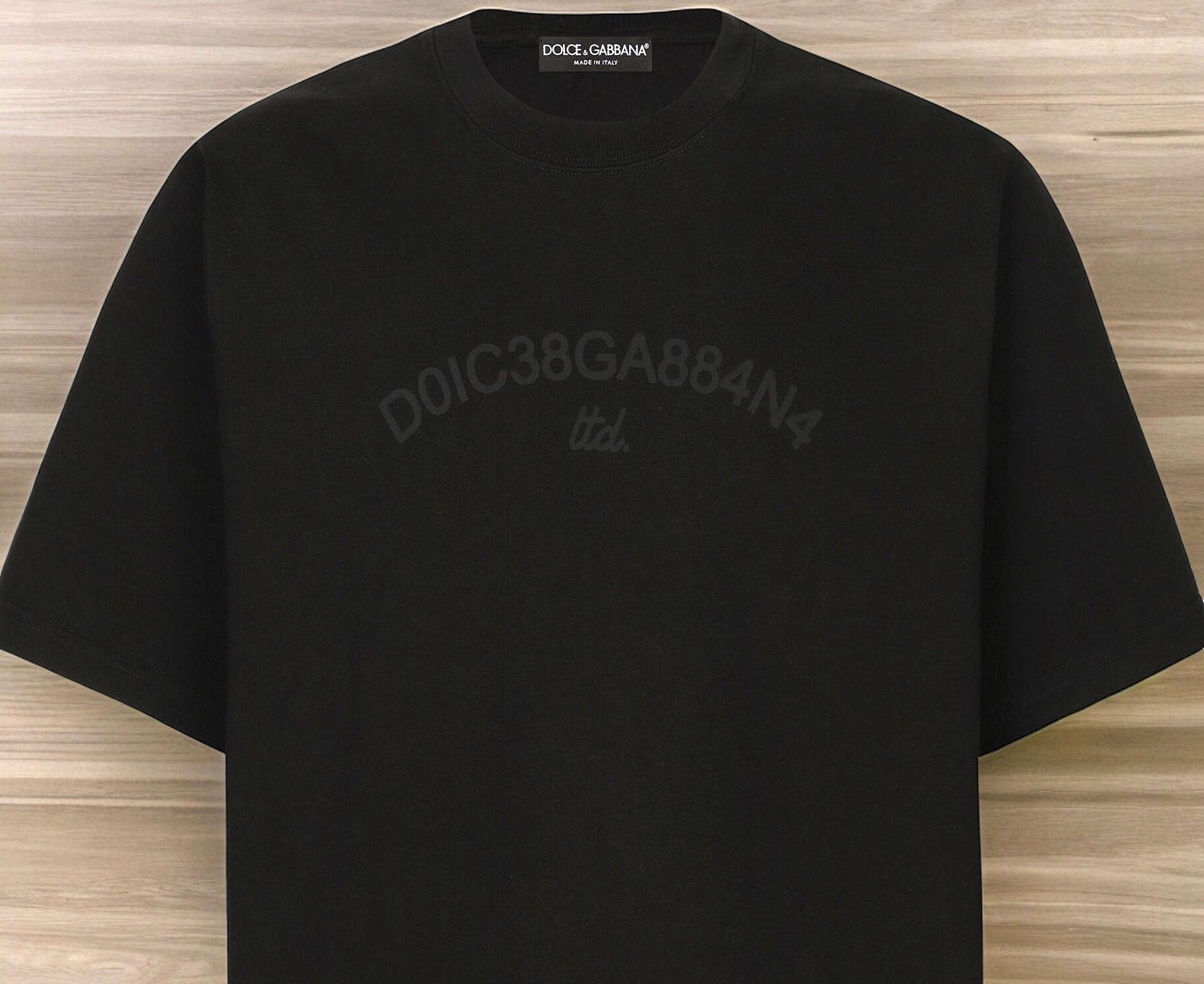 D&G DOLCE&GABBANA コットン ロゴ Tシャツ