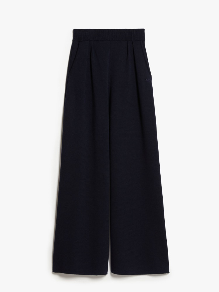 《送料無料》 MAX MARA Wide wool trousers NOCERA
