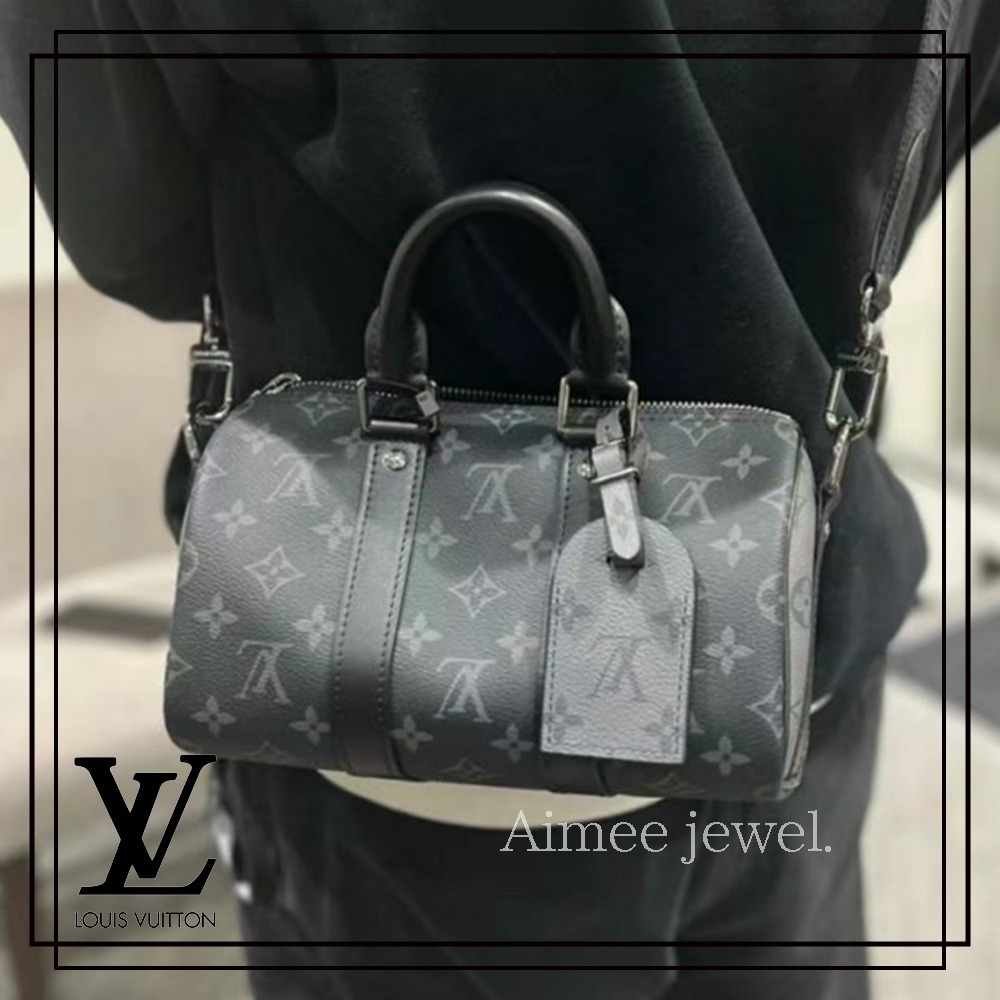 クール【LouisVuitton】キーポル・バンドリエール 25 モノグラム