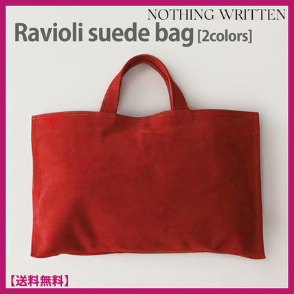 [NOTHING WRITTEN] Ravioli suede bag (Red) ☆送料込☆ Ravioli suede bag (Red) - Nothing written