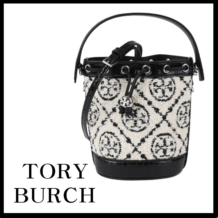 ★送料・関税込★Tory Burch★ミニブクレバケットバッグ★