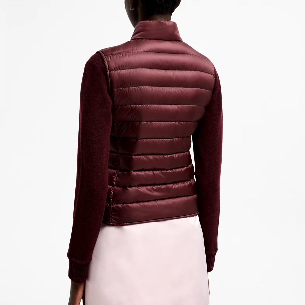 【MONCLER】\"LIANE\" ロゴパッチ入り ハイネックダウンベスト/3色