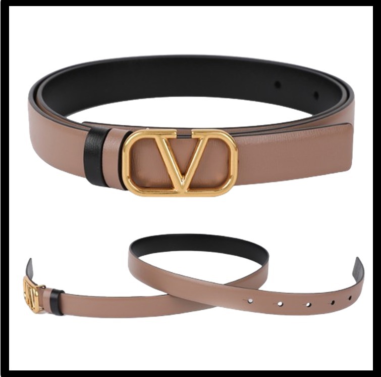 ★送料・関税込★VALENTINO★Vロゴ女性ベルト★