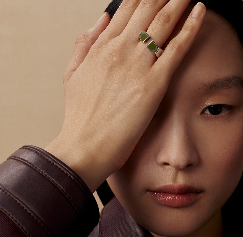 シンプルでクールに決まる◇】HERMES リング Etrier (HERMES