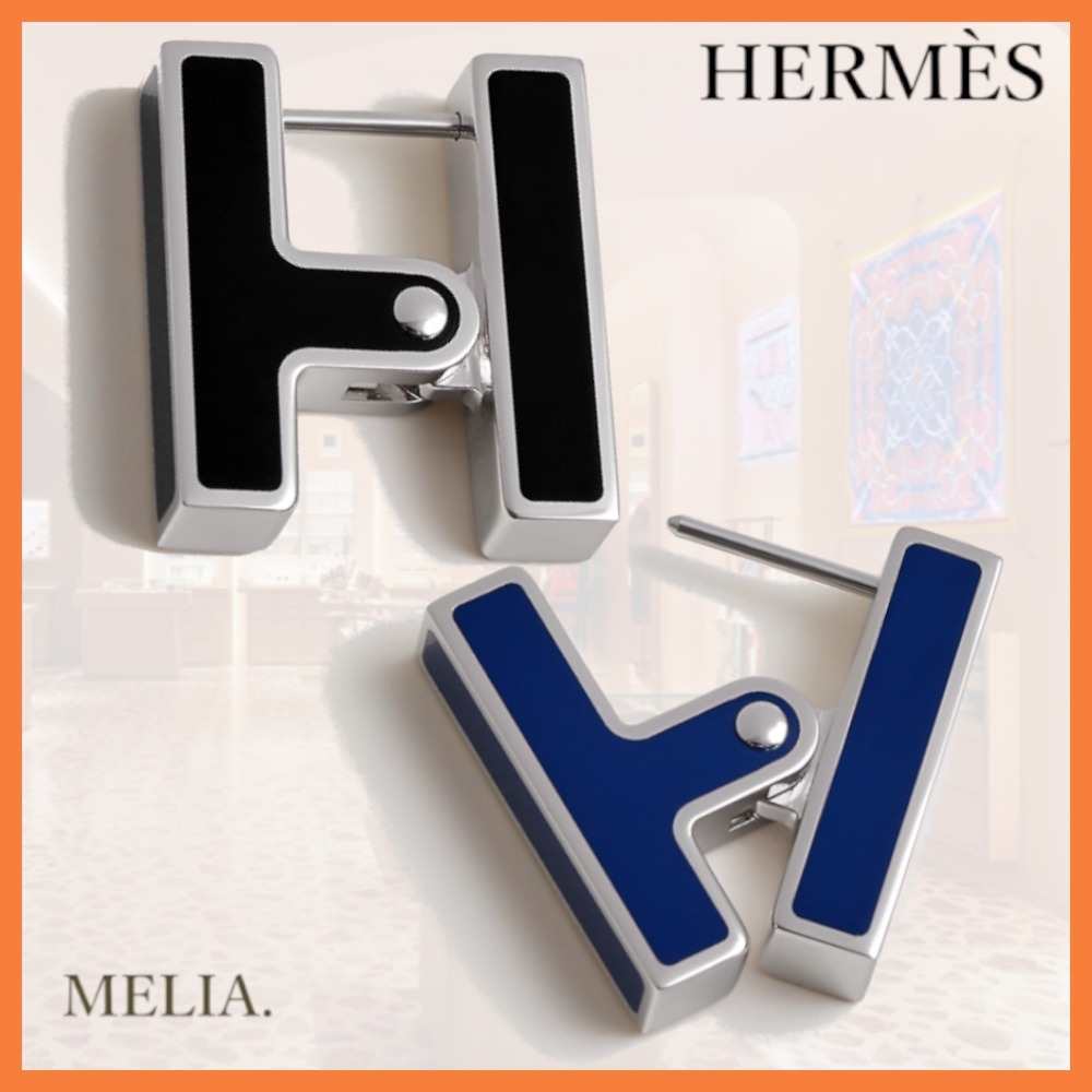 【ギフトもおすすめ★】HERMES シングルピアス Habascule