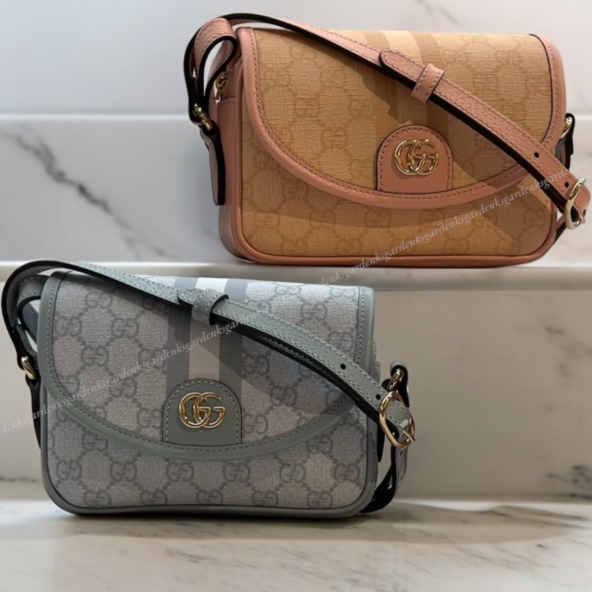 すぐ届く！GUCCI GGデニム ミニ ショルダーバッグ