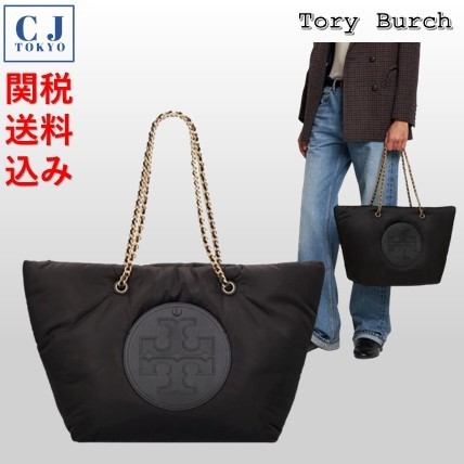 【Tory Burch】関税送料込 エラ パフィー チェーン トートバッグ