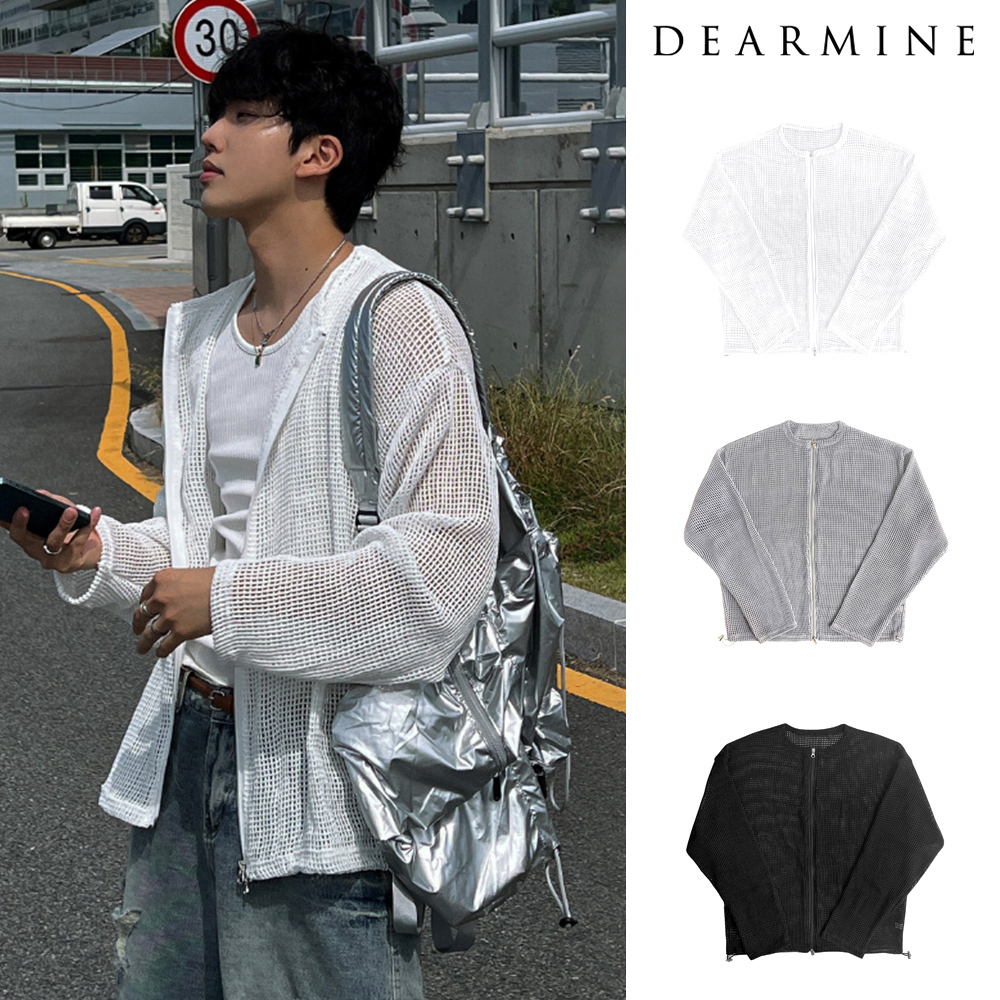 【DEARMINE】Nelson String Knit Zipup