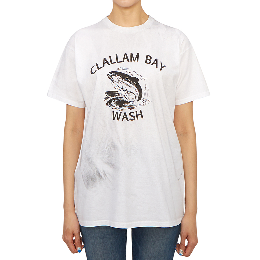 ワイルド ドンキー 半袖Tシャツ T CLALLAM WHITE DIRTY W