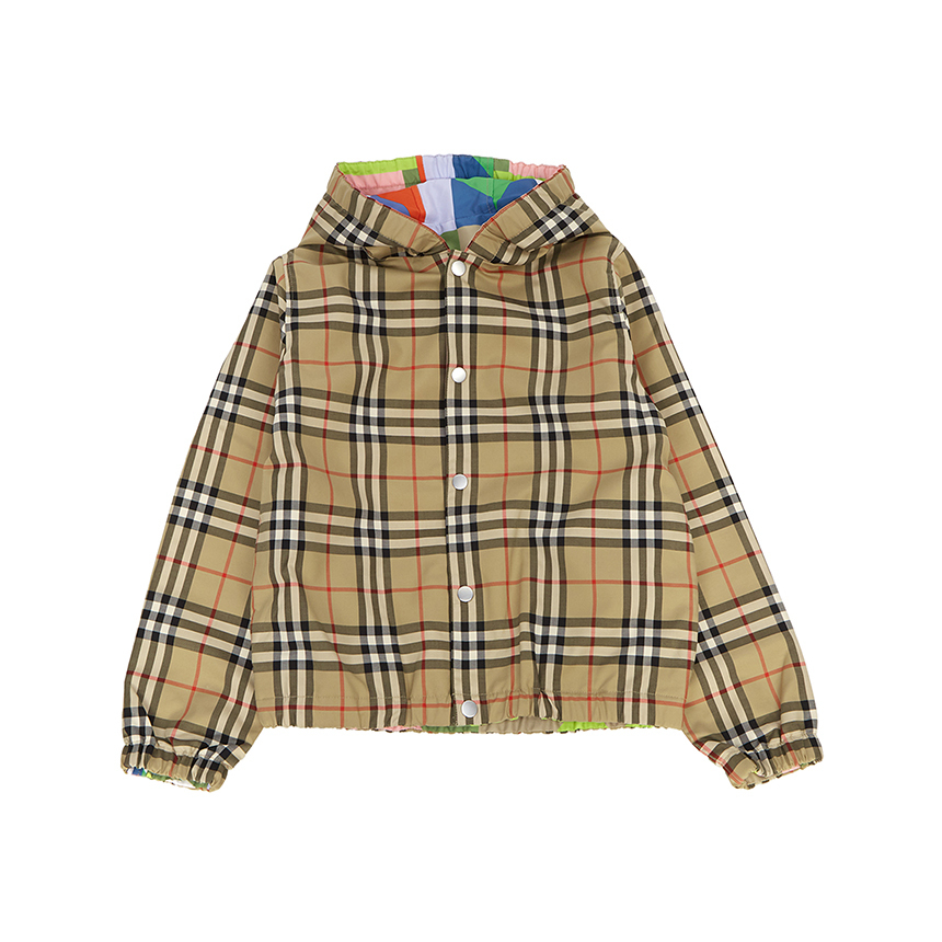 バーバリーキッズ ジャケット MACKENZIE CHK 8078184 A7028 14Y