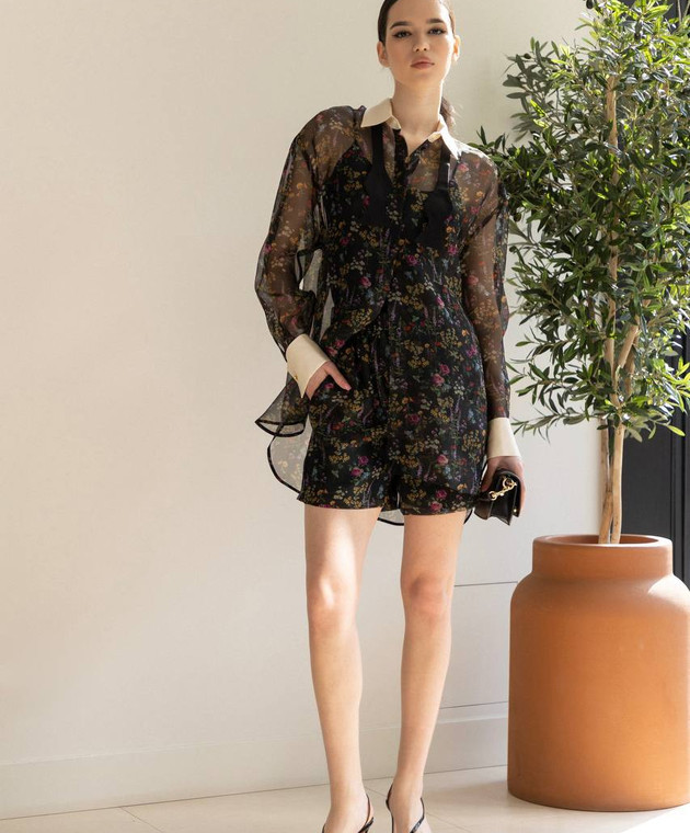 《送料無料》 MAX MARA Shorts in floral silk organza NORDICA