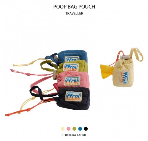 ペット用品その他 [ffroi X BITEME]POOP BAG POUCH
