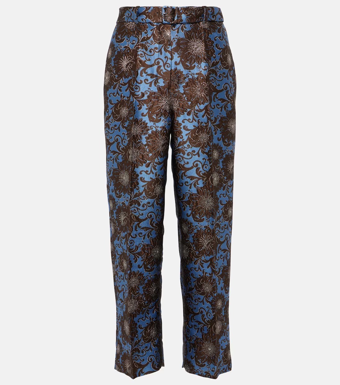 《送料無料》 MAX MARA Jacquard silk trousers ELIO