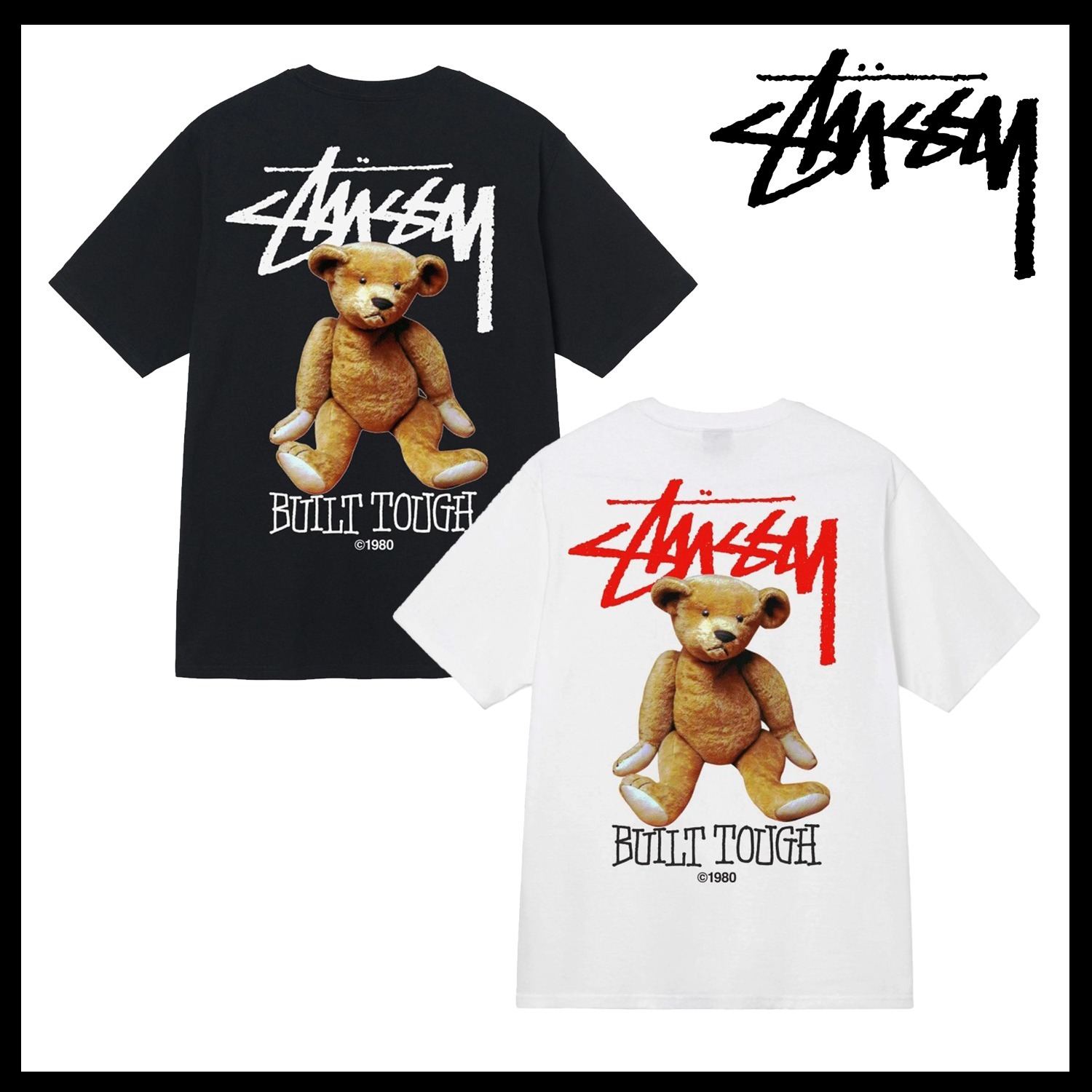 【STUSSY】 Built Tough T-Shirt / 追跡付