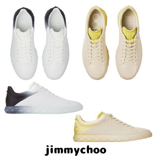 【JIMMY CHOO】バンブーレザースポーツシューズ