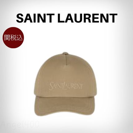 ベージュ系 Saint Laurent(サンローラン) キャップ(メンズ