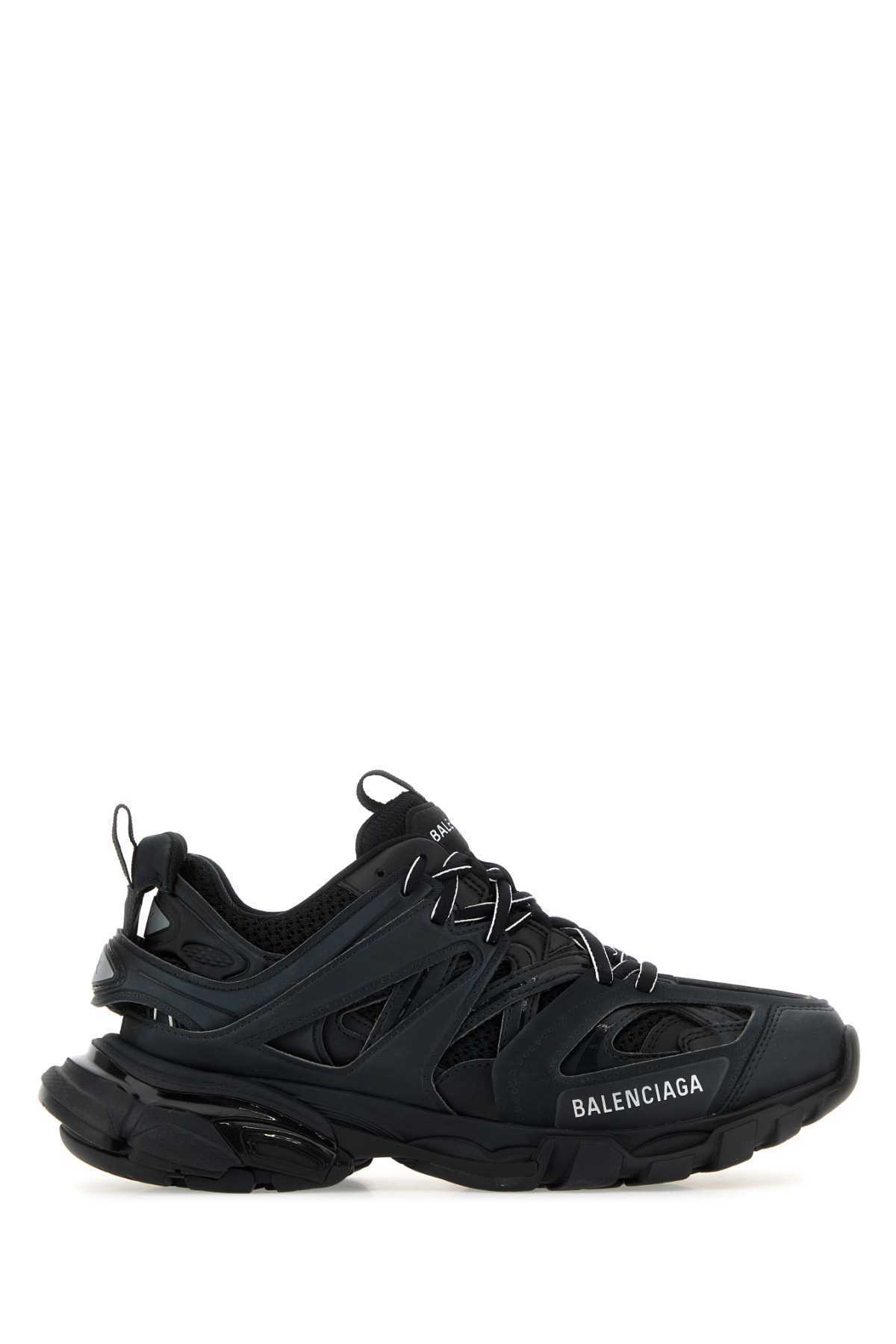 スニーカー BALENCIAGA Black Mesh And Rubber Track Sneakers