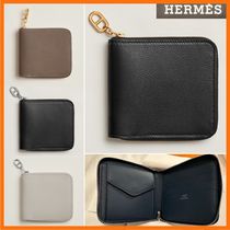 シンプルで大人♪【HERMES】ジペンゴ 折りたたみ財布