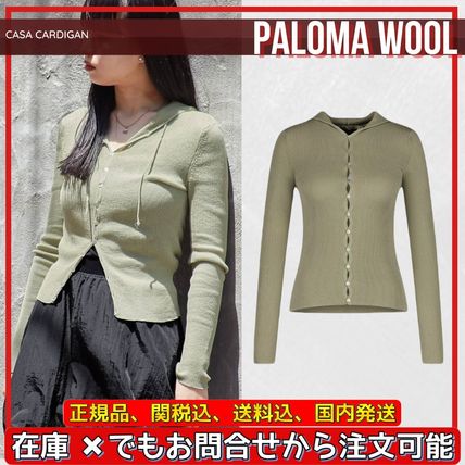 パロマウール palomawool クロップドシャツジャケット カーディガン