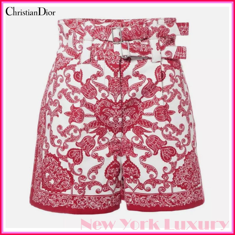 Christian Dior★素敵！Red/White High Rise Shorts