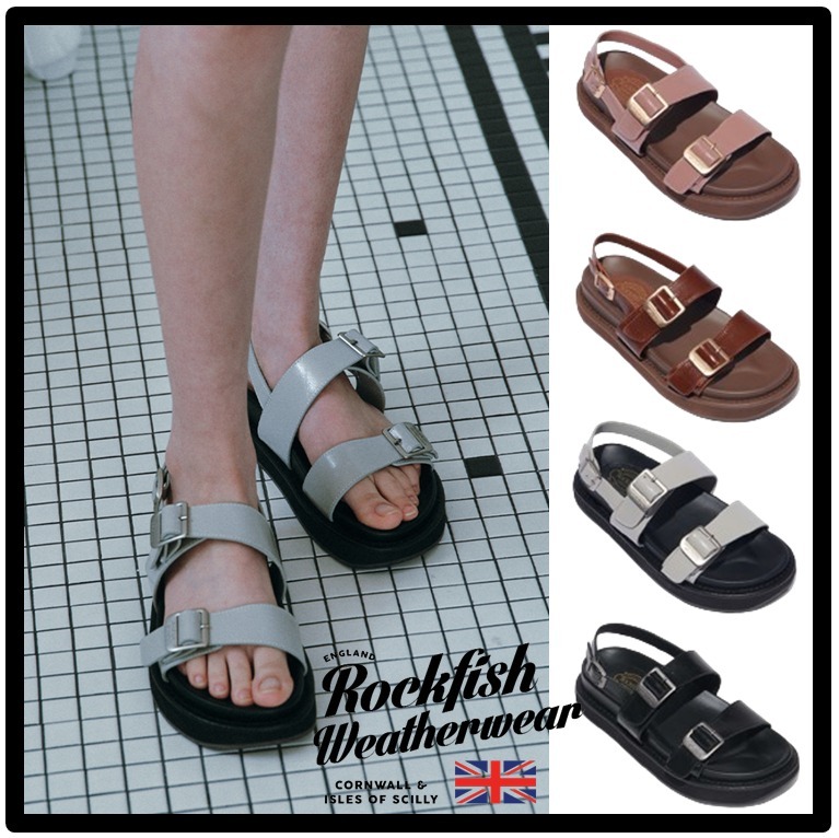 ☆関税込☆Rockfish Weatherwear★TWO STRAP LEATHER SANDALS★