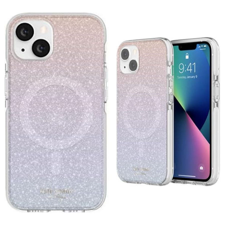 国内発送*kate spade キラキラ*グリッターiPhone ケース13 14 15
