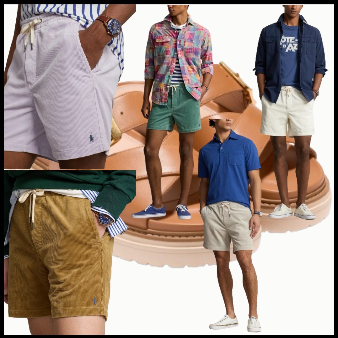 Ralph Lauren プレップスター コーデュロイ ショーツ 6インチ